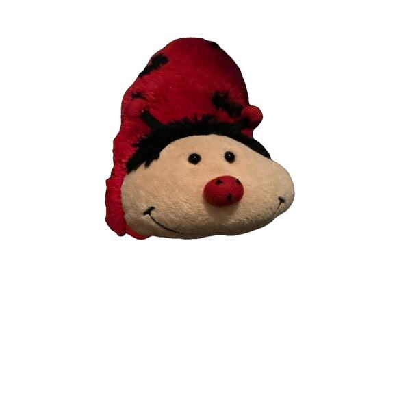 2010 Pillow Pets Pee Wees Lady Bug Plush Red/Black Stuffed Animal Toy 11.5" - Picture 7 of 7